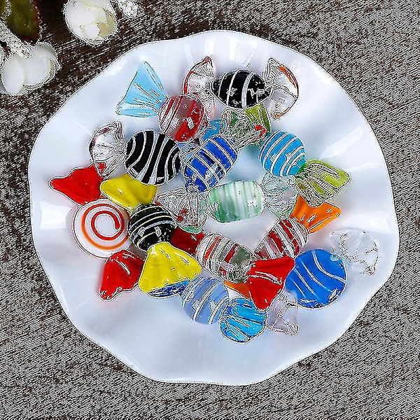 10pcs Vintage Glass Sweets Wedding Party Candy Christmas Decoration Gift