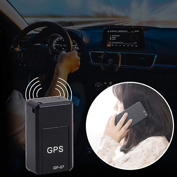 Gf07 Mini-auton magneettinen GPS-paikannin, reaaliaikainen kannettava magneettinen seurantalaite