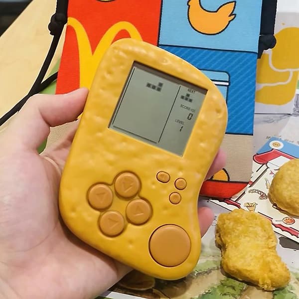 Mcdonald's Mcnuggets Game Peripheral Toys Tetris Handheld Game Machine Figures
