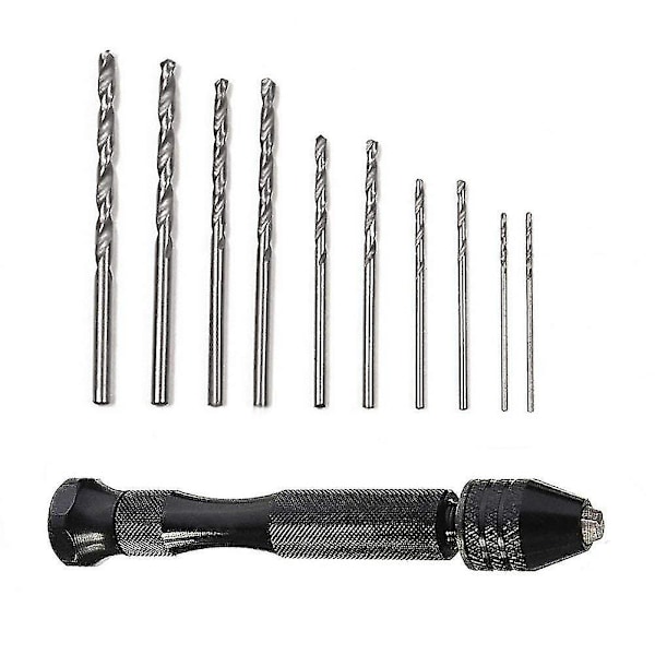 Håndboremaskiner, præcisionshåndboremaskine Pin Visemini Micro Twist Bor Bits Træbearbejdning Rotationsværktøjer Til Diy Smykker Model Harpiks Træhåndværk Valnød