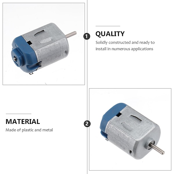 10 kpl DC 3V-6V Miniatyyri DC-moottori sähköleluautoon Robot DIY-osat Lasten lelut Osat