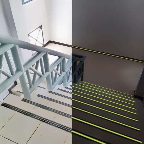 Selvlysende skridsikker tape 5M x 5CM Vandtæt griptape til trapper trin gulve indendørs udendørs brug sort