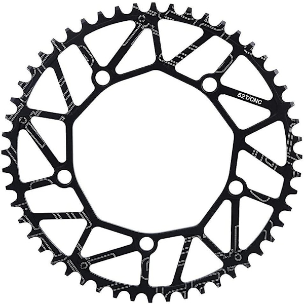 Bike Chain Wheel, 52t 130bcd Bike Single Speed Chainring For Most Bicycle Road Bike Mountain Bike