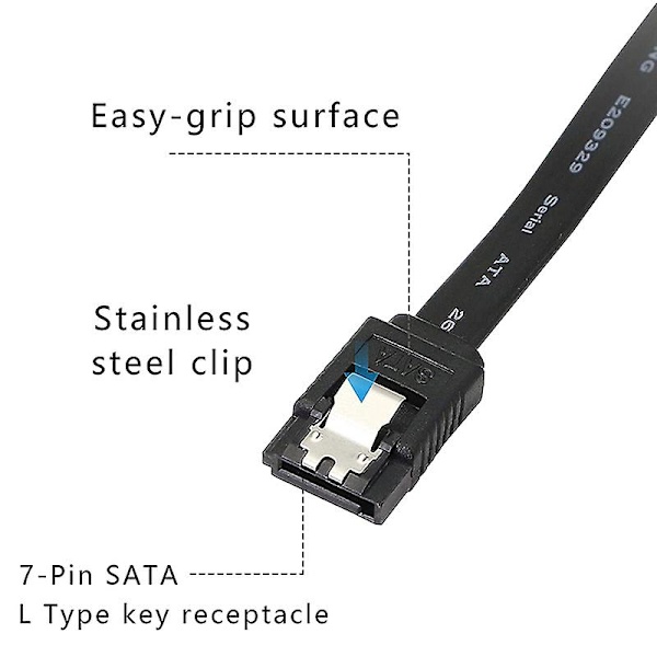 2 st SATA 6g datakabel, SATA-strömkabel 2-i-1 förlängningssladd, lp4 Ide till SATA 15p hona med seriell A