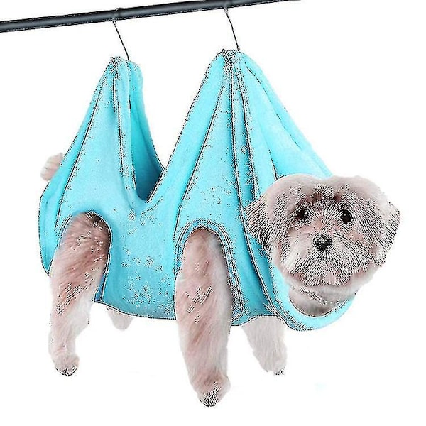 Pet Grooming Hammock Helper Assistant Multifunctional Dry Towel Cat Dog Restraint Bag -tt