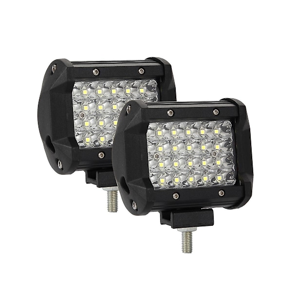 4 tommers LED-arbeidslys for lastebil, pickup, 4x4, terrengkjøretøy, ATV, SUV, auto, UTV-tilbehør (2 stk)