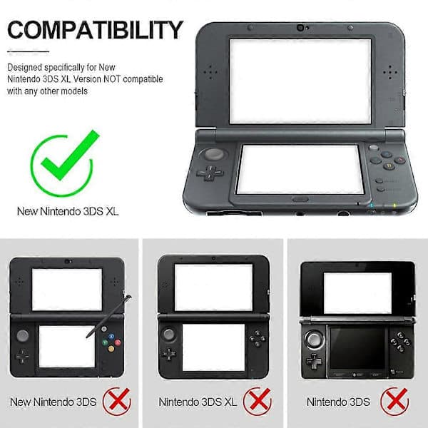 Transparent Hard PC Case Protective Shell for New 3DS XL Console
