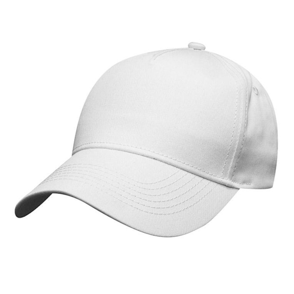 Keps utan tryck, Vit vit white one size
