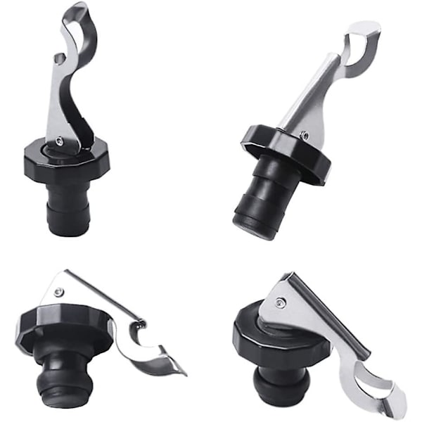 Vinflaskepropp 8 stk flaskepropper med spak silikon flaskepropp vinstappere