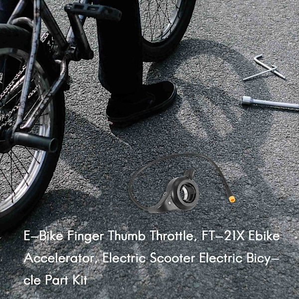 E-sykkel Fingertommelgass, Ft-21x E-sykkel Akselerator, Elektrisk Scooter Elektrisk Sykkel Delsett (