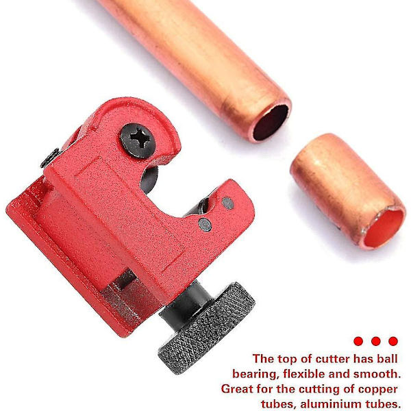 Röravskärare, Ct-127a 3-16mm Mini Metallrörsskärare För Koppar, Mässing, Pvc, Plast Och Aluminiumrör/rör