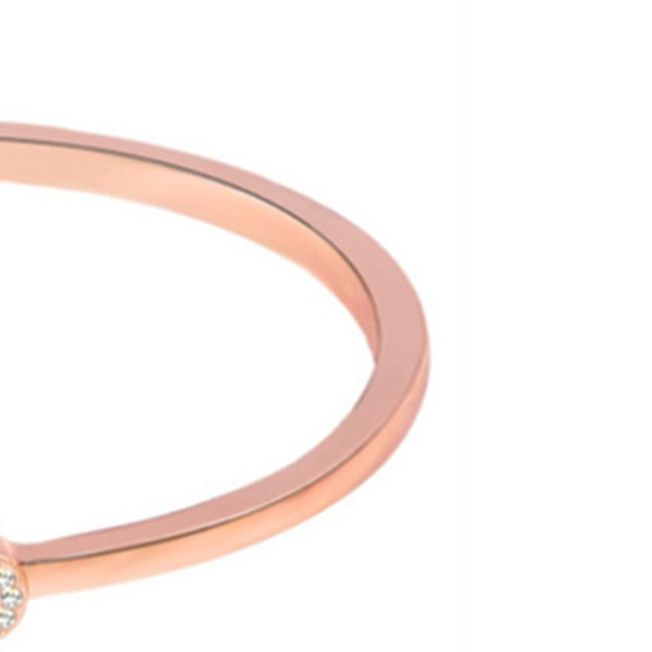Armband med fyrklöver i roséguldpläterad legering, lyckoarmband med 4 klöverblad i legering, accessoar 0.1