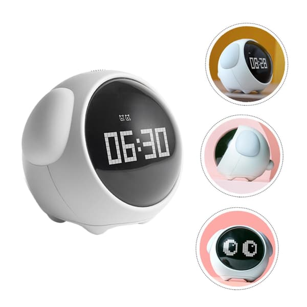 Söt väckarklocka Sleep Trainer Clock, väckarklocka och nattlampa för små barn, USB-driven