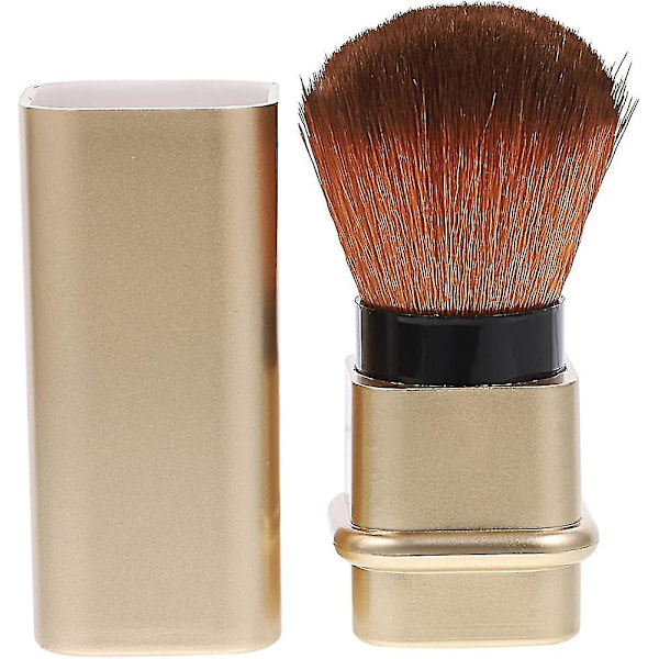 Retractable Makeup Brush Travel Size Small Face Powder Blush Brushesbronzer Brush (square