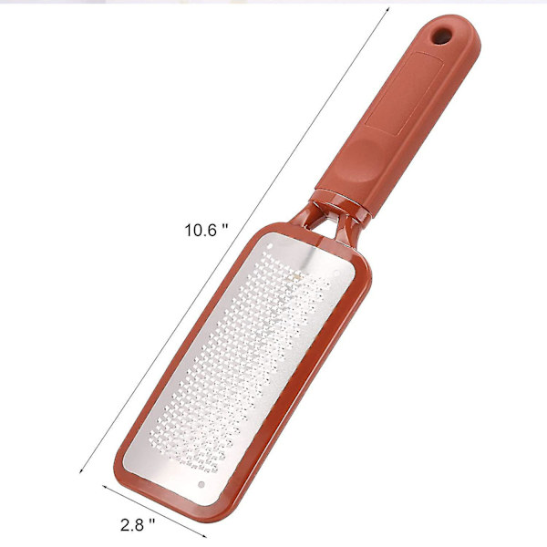 Fotfil Callus Remover Professionell Fotfil Rostfritt Stål Fotrasp Pedikyr