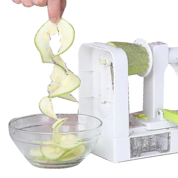 Handroterande grönsaksskärare Spiralgrönsaksskärare Fancy Swing Plate Shredder Rivjärn för hemmet