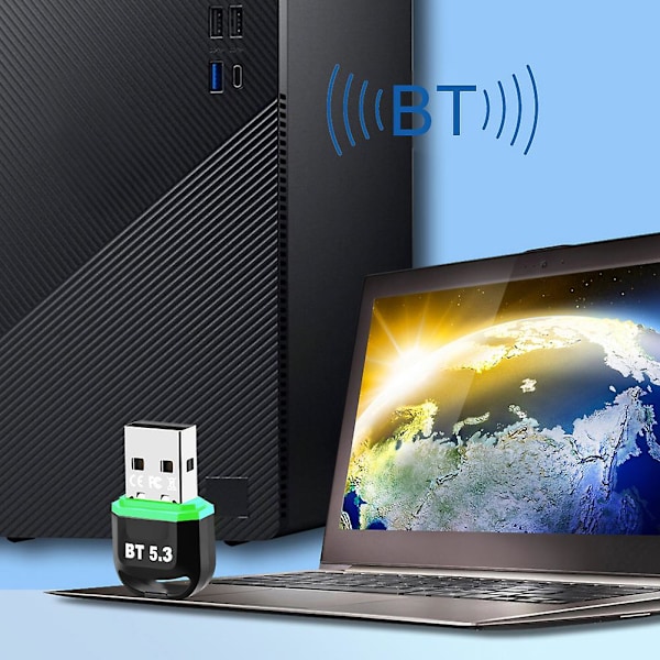 1/2/3PCS USB Bluetooth 5.3 Dongle Adapter for Laptop PC Speaker Wireless Mouse Keyboard Audio Receiver Transmitter USB Adapter