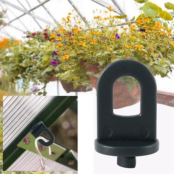 100 st växthus hängande krokar fästelement bundet spänne krok växt grönsak ympning klämma växthus