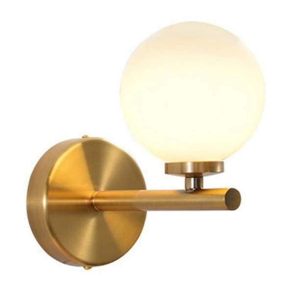 Nordisk moderne LED vegglampe soverom molekylært glass vegglampe innendørs kunst vegglampe varm hvit