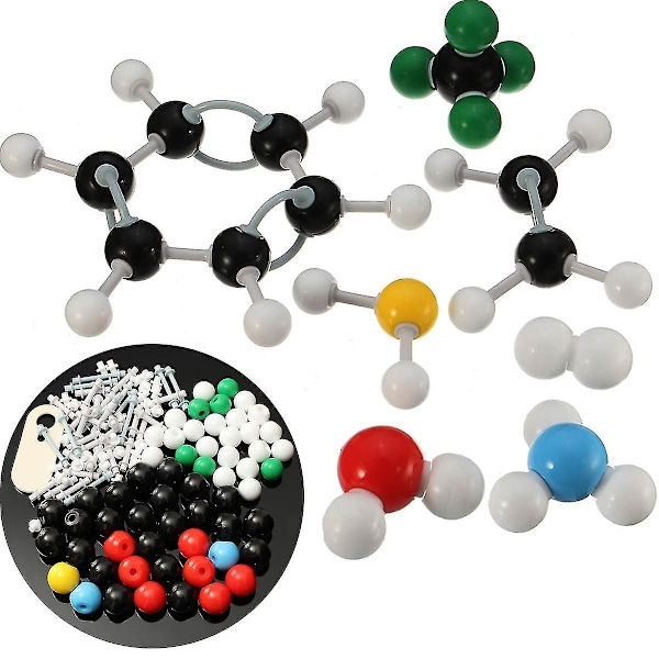 Organisk kemi vetenskaplig atom molekyl modeller undervisning set verktyg kit