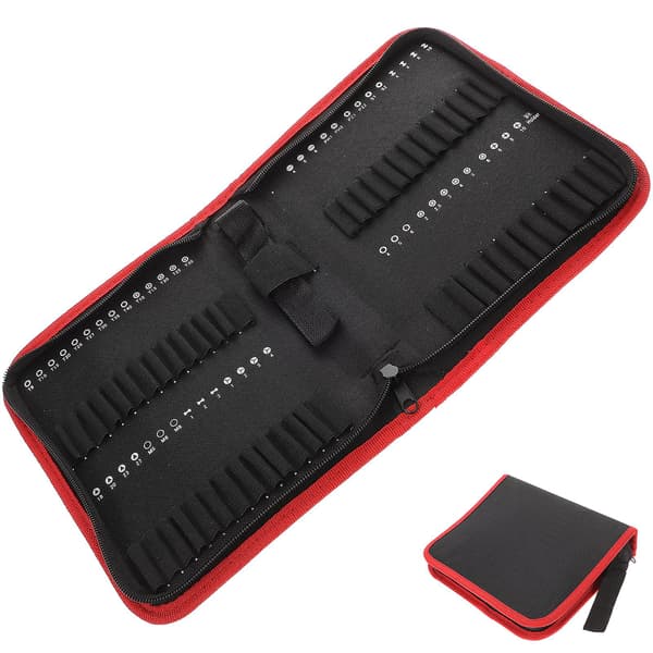 Verktøypose Driver Bit Oxford Cloth Pouch Liten Verktøypose For 55pcs Bits