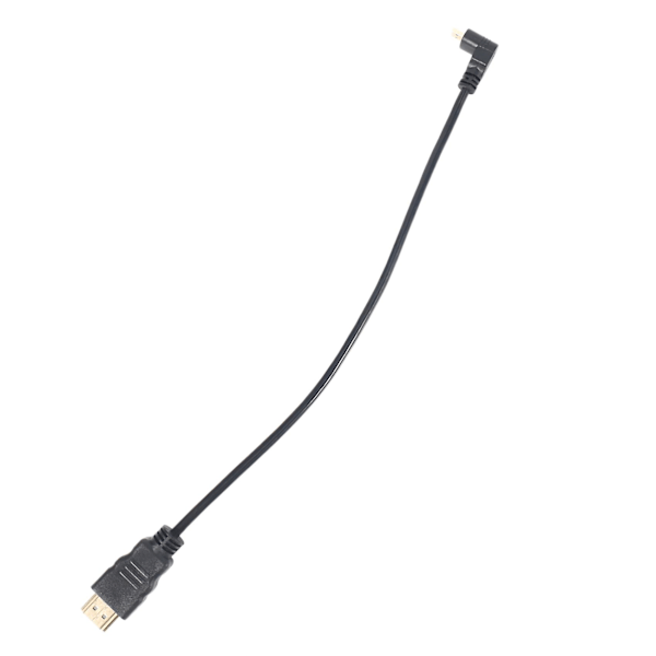 10x 30cm - Höger vinklad hane till hane (90 grader) - Stödjer 4k (typ B)