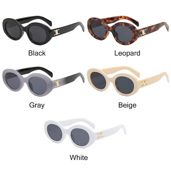 Polariserede solbriller til kvinder, unisex y2k shades, trendy UV400 beskyttelse Gray