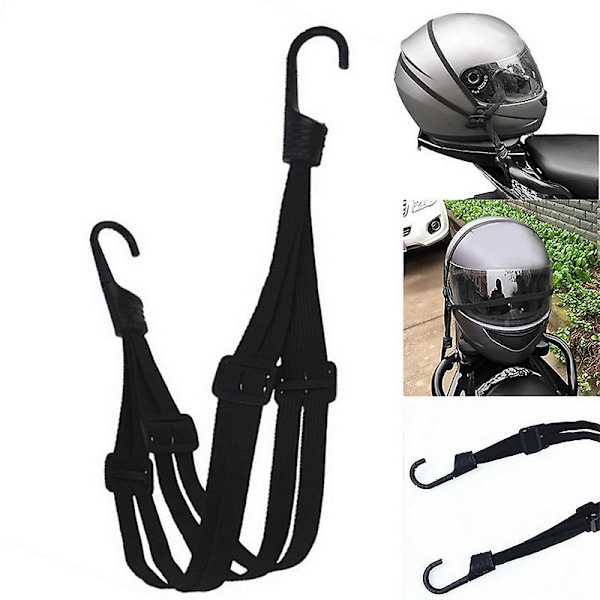 Heavy Duty Bungee Cord Flad Stræk Cykellås Elastisk Cykelstrop Justerbar Cykel Bungee Rack Strop Med Krog