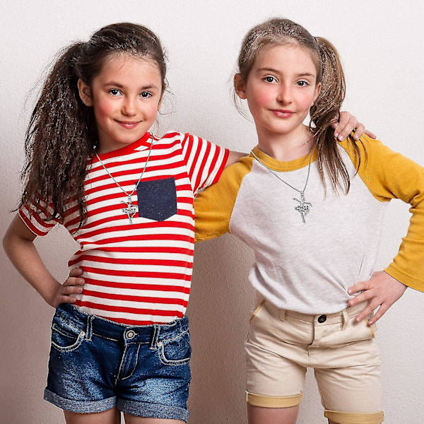 3-pack Ballerina Halsband Balett Dans Hänge Kristall Balett Dansare Halsband
