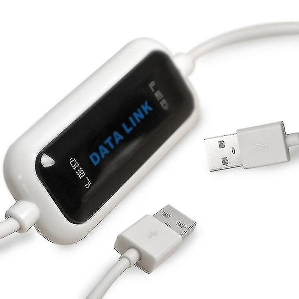 Usb-datasiirtokaapeli PC:ltä PC:lle Windowsiin - Usb 2.0 -datayhteyskaapeli