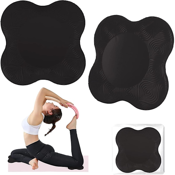 Yoga Knee Pads, 2 Pack Non-slip Yoga Knee Pads Mat Yoga Knee Pad Yoga Support Pads For Protection Knees, Hands, Wrists And Elbows, 25x25cm