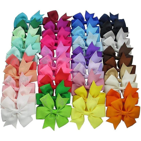 40 Pcs Bow Tie Hair Barrettes Hair Clips Hairpin Hair Bow Hair Clips For Baby