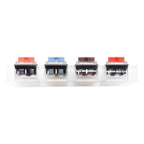 Akryl Switch Tester 14 Kailh Choc Lågprofil Switch Rgb För Mekaniskt Tangentbord Rosa Jade Marin C