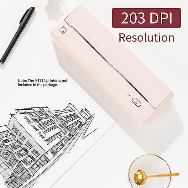 2 stk. A4 Termisk Papirruller - Kompatible med MT810 Printer