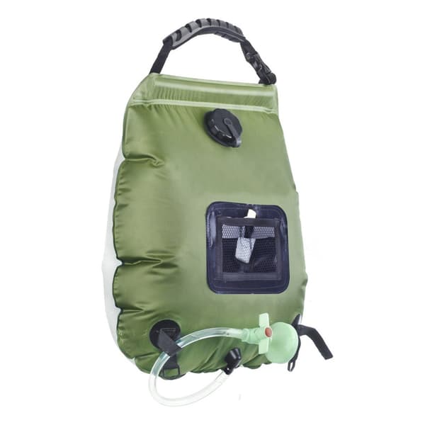 Solbruserpose, RISEPRO 5 gallons/20L Solopvarmet Premium Camping Bruserpose Varmt vand med Temperatur 45°C