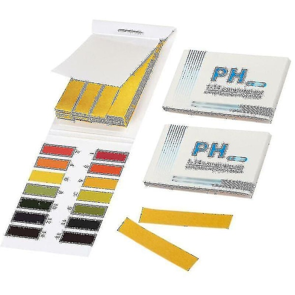 2-pack litmuspapper pH 1 till 14 testpapper bok 80 remsor