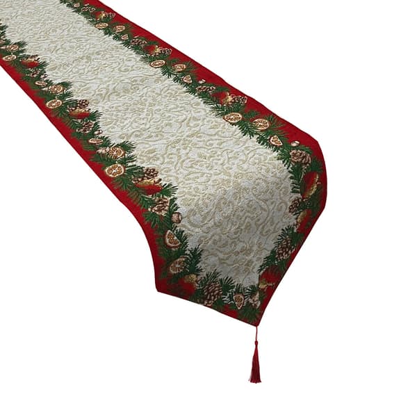 Trykt Julebordløber i Design, til Jul og Vinterferie, 13 x 71\"