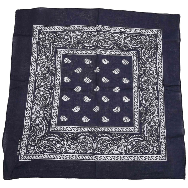 3 Bandanas Man Och 57 X 57 Cm Royal Blue + + Navy Blue