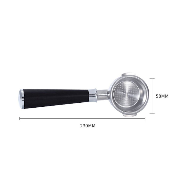 58mm pohjaton portafilter kaksoiskattila espressokoneelle Bes900xl, Bes920xl, Bes980xl, Bes990bs