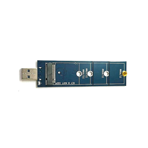 M.2 Ngff Solid State-enhet till Usb3.0 Adapterkort M.2 Sata Protokoll B- Mobil Lagring Bar Kort Ada