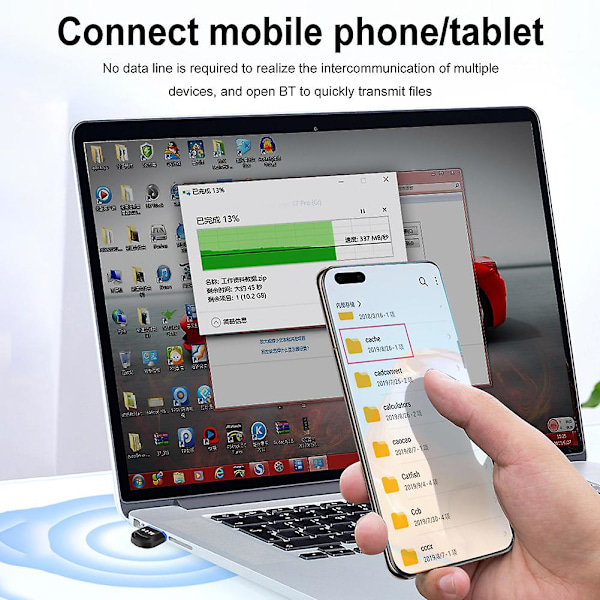 1/2/3PCS USB Bluetooth 5.3 Dongle Adapter for Laptop PC Speaker Wireless Mouse Keyboard Audio Receiver Transmitter USB Adapter