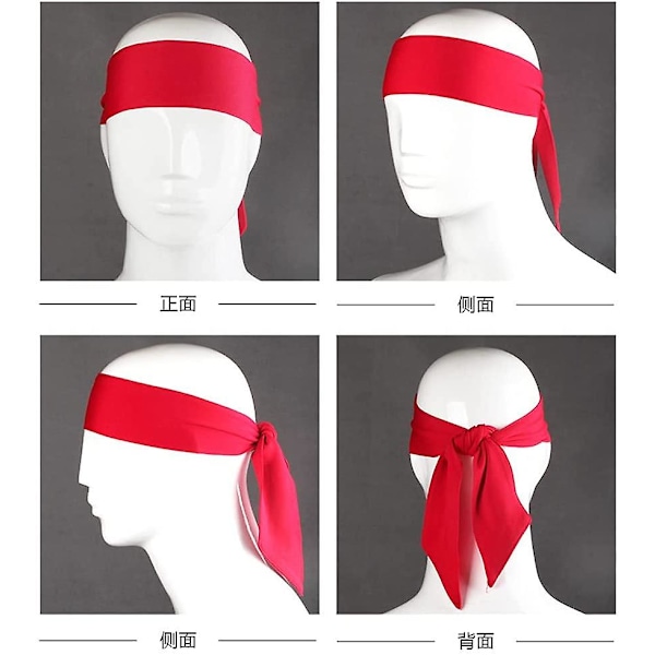 Unisex Sports Hodebånd 4 Stykker Elastisk Sport Hårbånd For Yoga Fitness Tennis