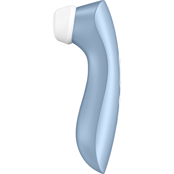 Satisfyer: Satisfyer Pro 2+, Lufttrycksvibrator + Vibration Blue ABS plastic, Silicone