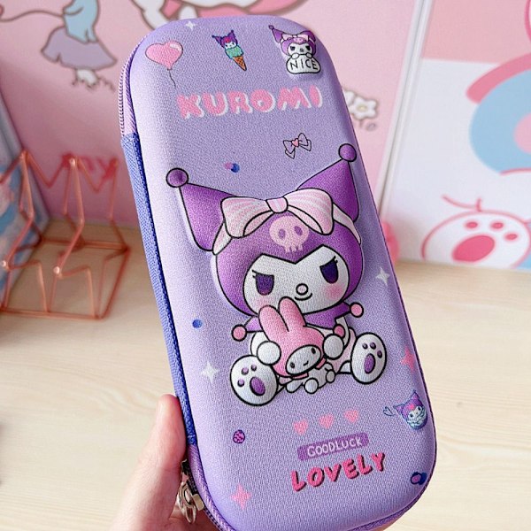 Kuromi/Cinnamoroll/Pochacco Penaali 3D EVA Vedenpitävä Kynäkotelo 1