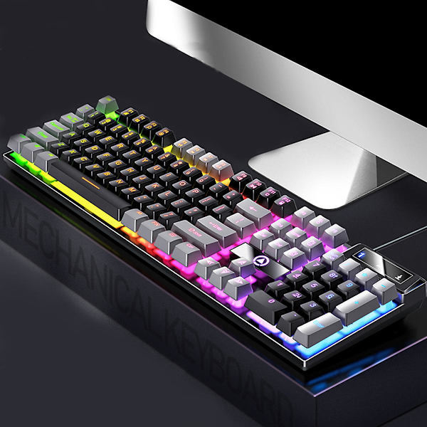Gamingtangentbord 104 tangenter RGB-tangentbord Full Size tangentbord Speltillbehör