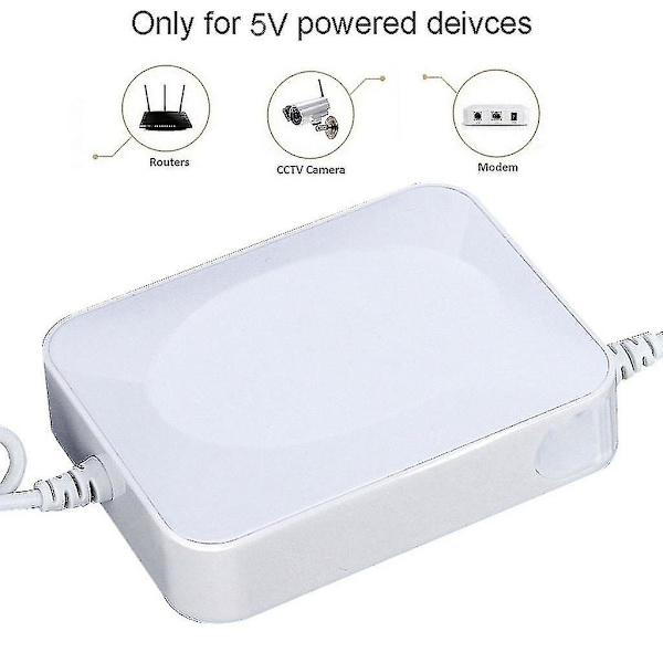 Dubbel 5v utgång 15000mah UPS strömförsörjning för kamera router elektrisk utrustning