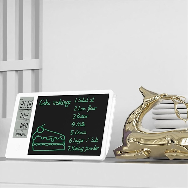 Multifunktionell Elektronisk Kalender Skrivbords kalender Lcd Handskrivningsbräda Kontors Memo Skrivbords Dekoration