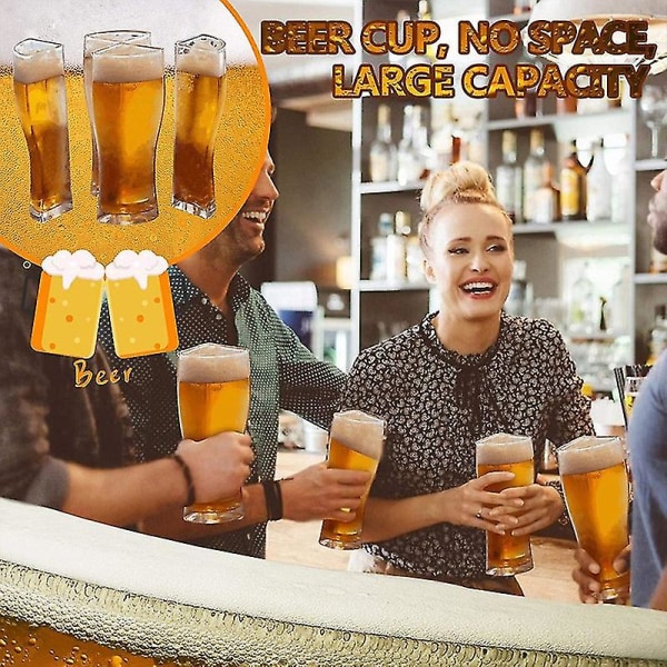 4 i 1 ölglasmuggset Super Schooner Cup Separable 4-delad ölmugg Stein Partymugg