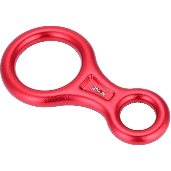 8 Ring Descender, 35kn Herringbone Descender, 8 Ring Rappel Loop Klatring Redningsudstyr, Herringbone Night