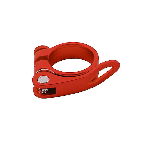 Snabbkopplingscykelstolpsklämma Aluminiumlegering Mtb-rörklämma (2 st, röd) -t